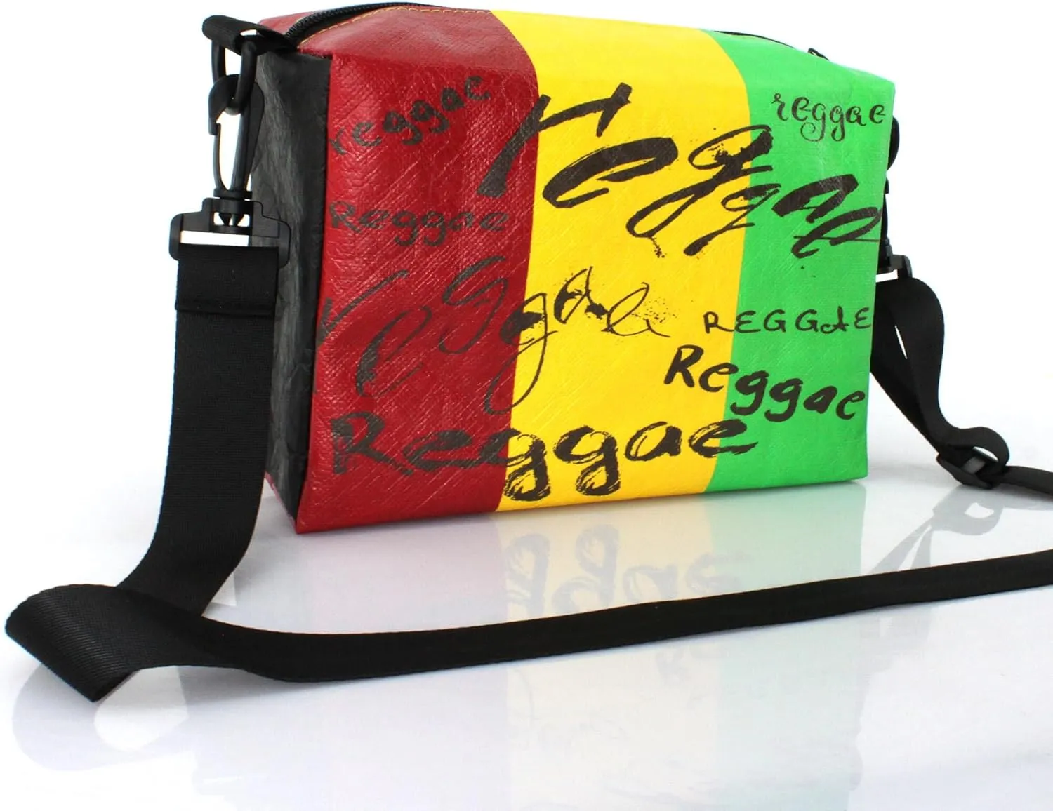 Man's And Woman's Shoulder Handbags Crossbody Bag Chest Bag Pocket Waterproof Non-Woven Jamaica Reggae