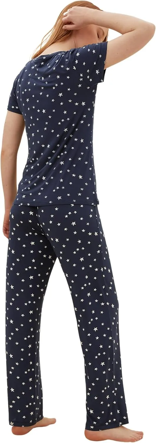 Marks & Spencer Women's Star Print Pajama Set