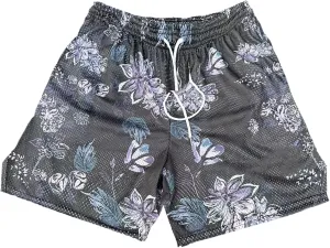 MECH-ENG Mens Retro Graphic Shorts Athletic Running Basketball Shorts Casual Streetwear Shorts with Pockets Drawstring