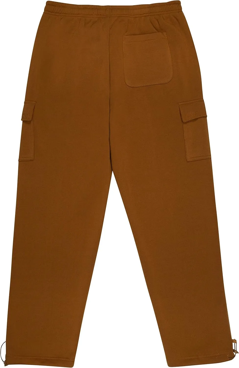 Men's Fleece Cargo Pants- Heavy Fleece Sweatpants with Cargo Pockets