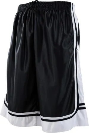 Mens Gym Training Basketball Shorts with Zippered Pockets