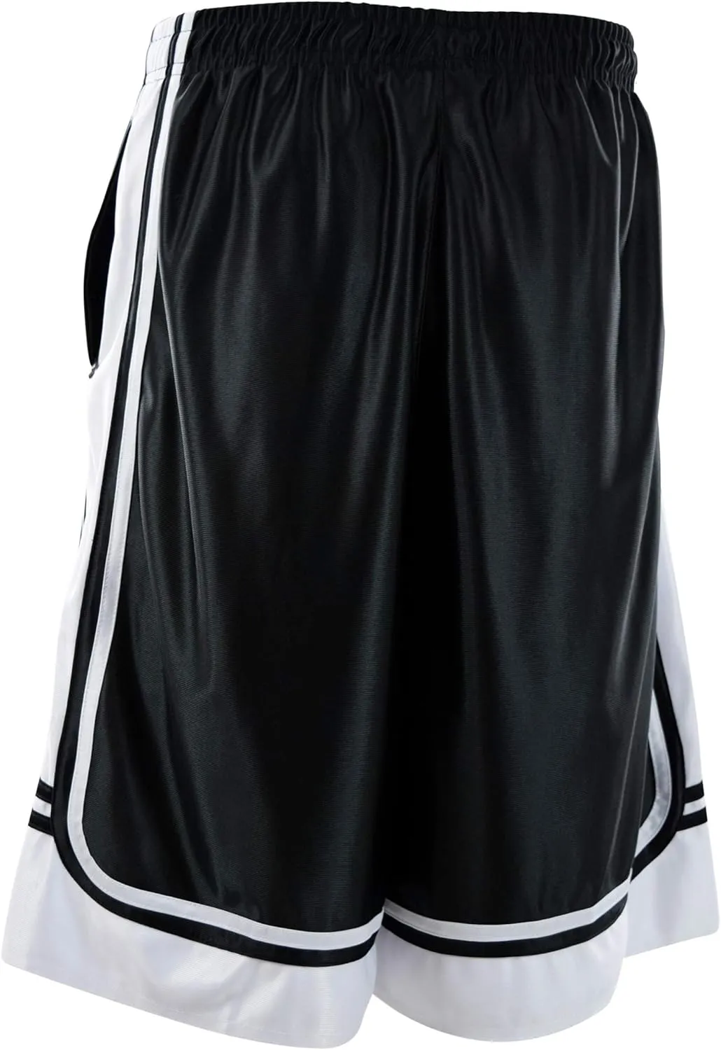 Mens Gym Training Basketball Shorts with Zippered Pockets