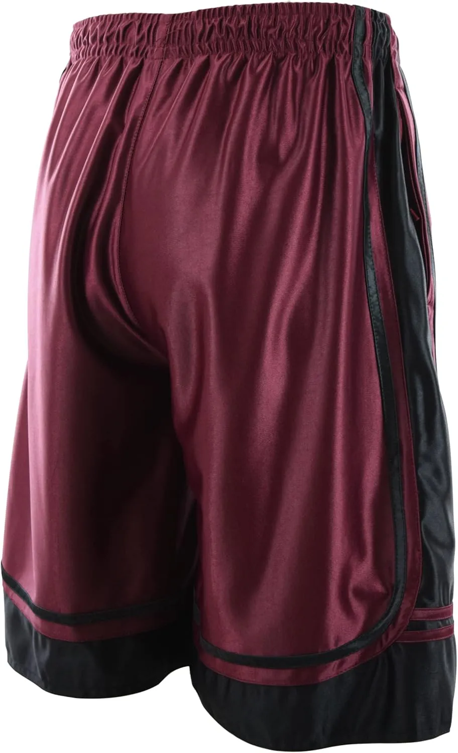 Mens Gym Training Basketball Shorts with Zippered Pockets