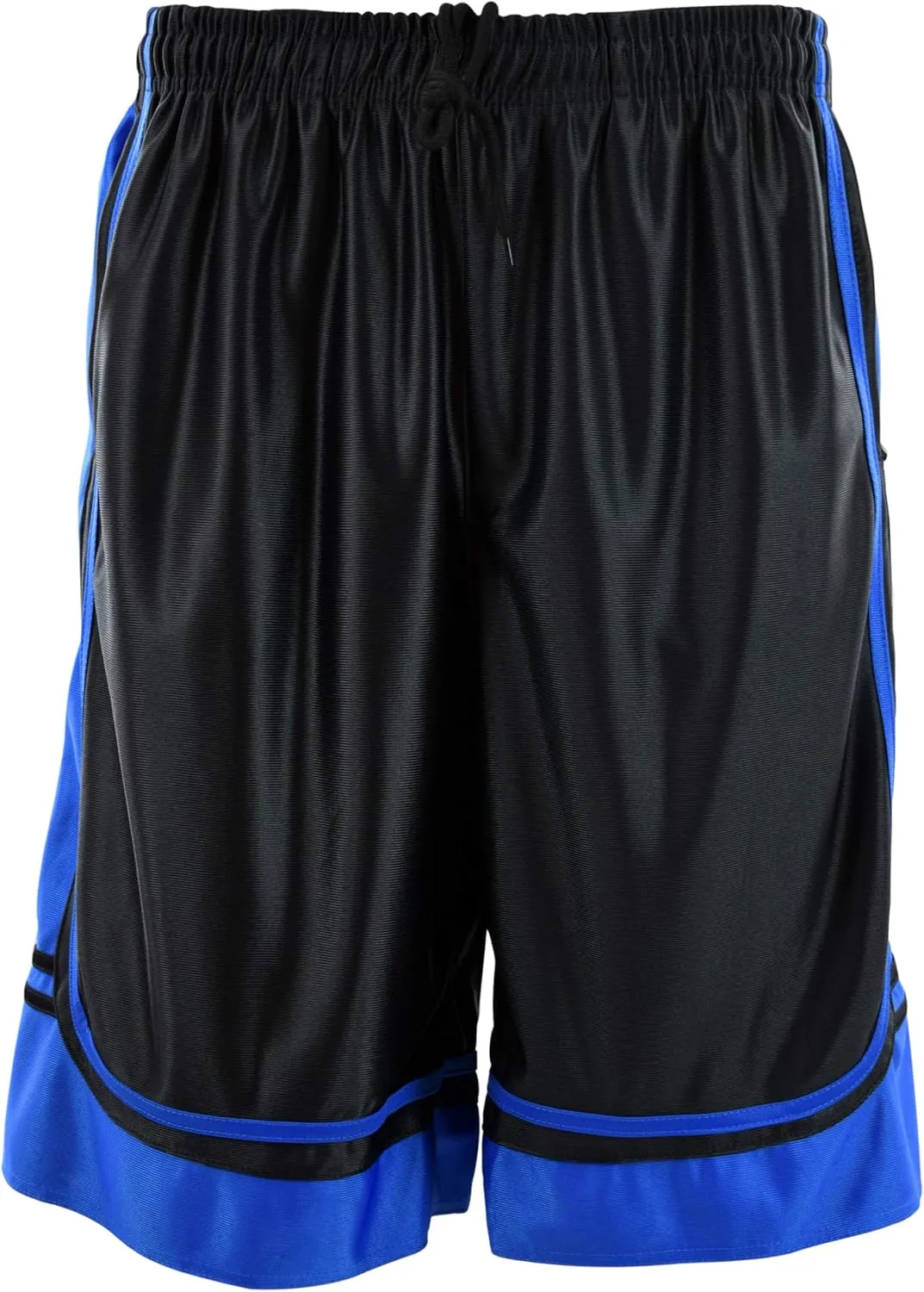 Mens Gym Training Basketball Shorts with Zippered Pockets