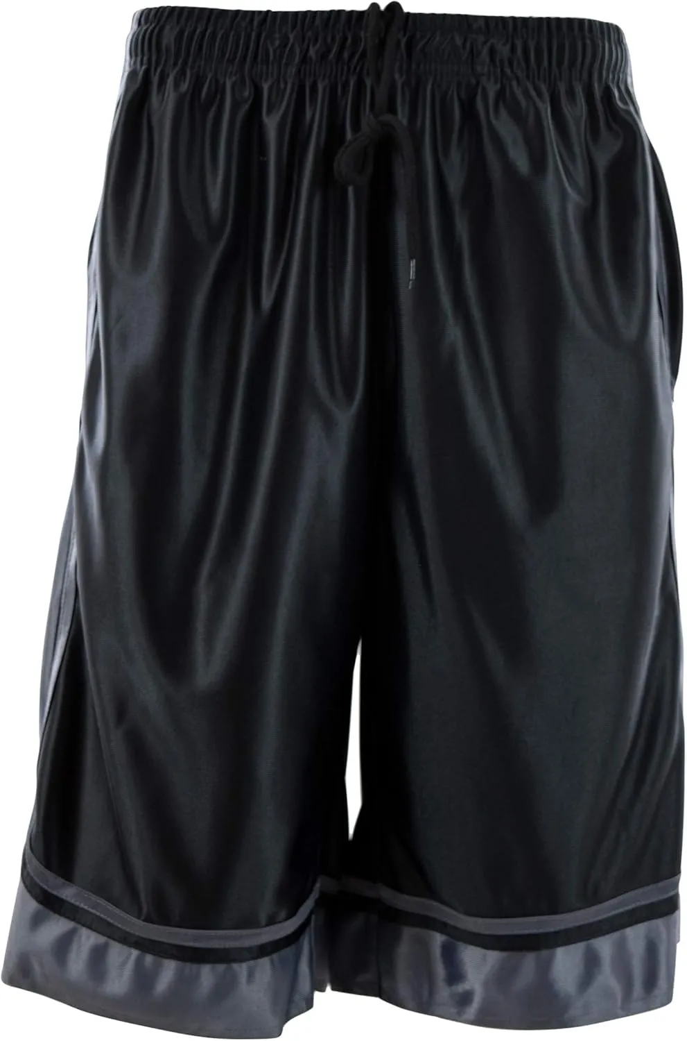 Mens Gym Training Basketball Shorts with Zippered Pockets