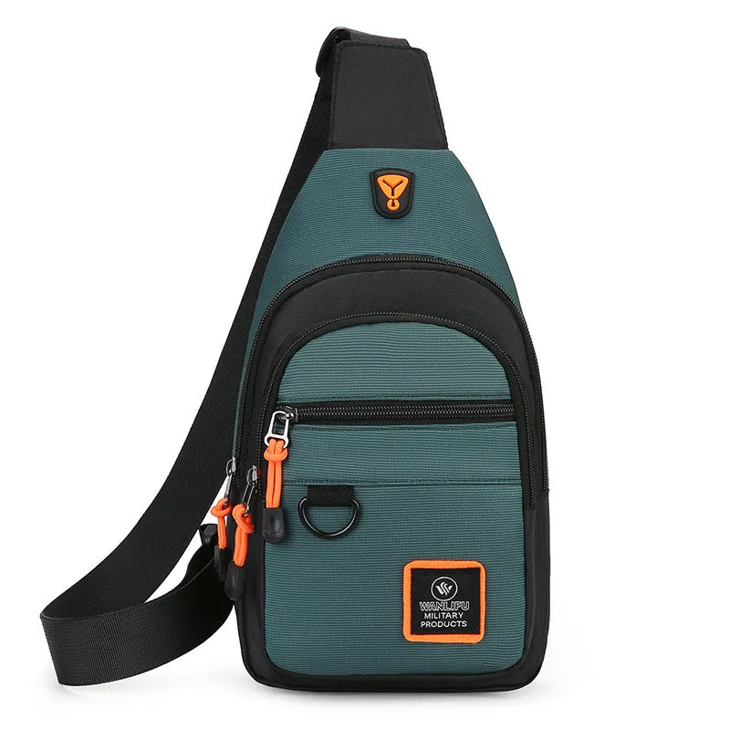 Men's January Oxford Water-repellent Cloth Fashion Men's Chest Bags