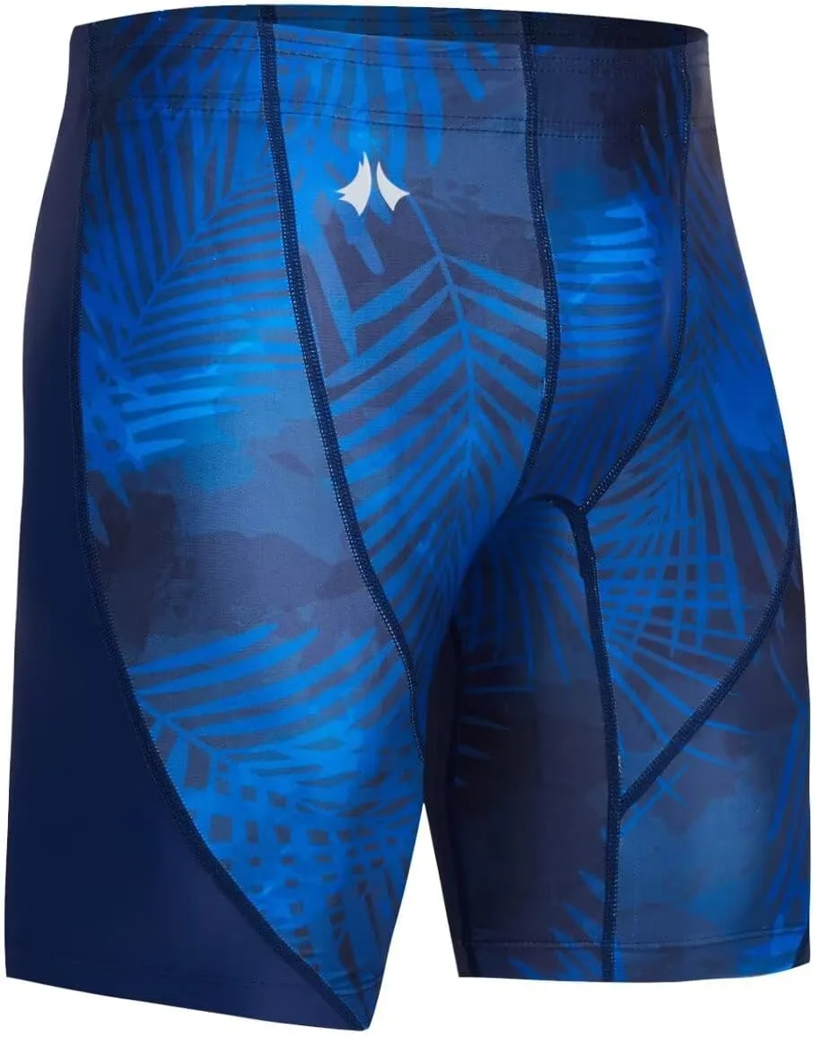 Men's Swim Jammers, Athletic Training Endurance Swimming Swimsuit Jammer Racing Competition Swimwear