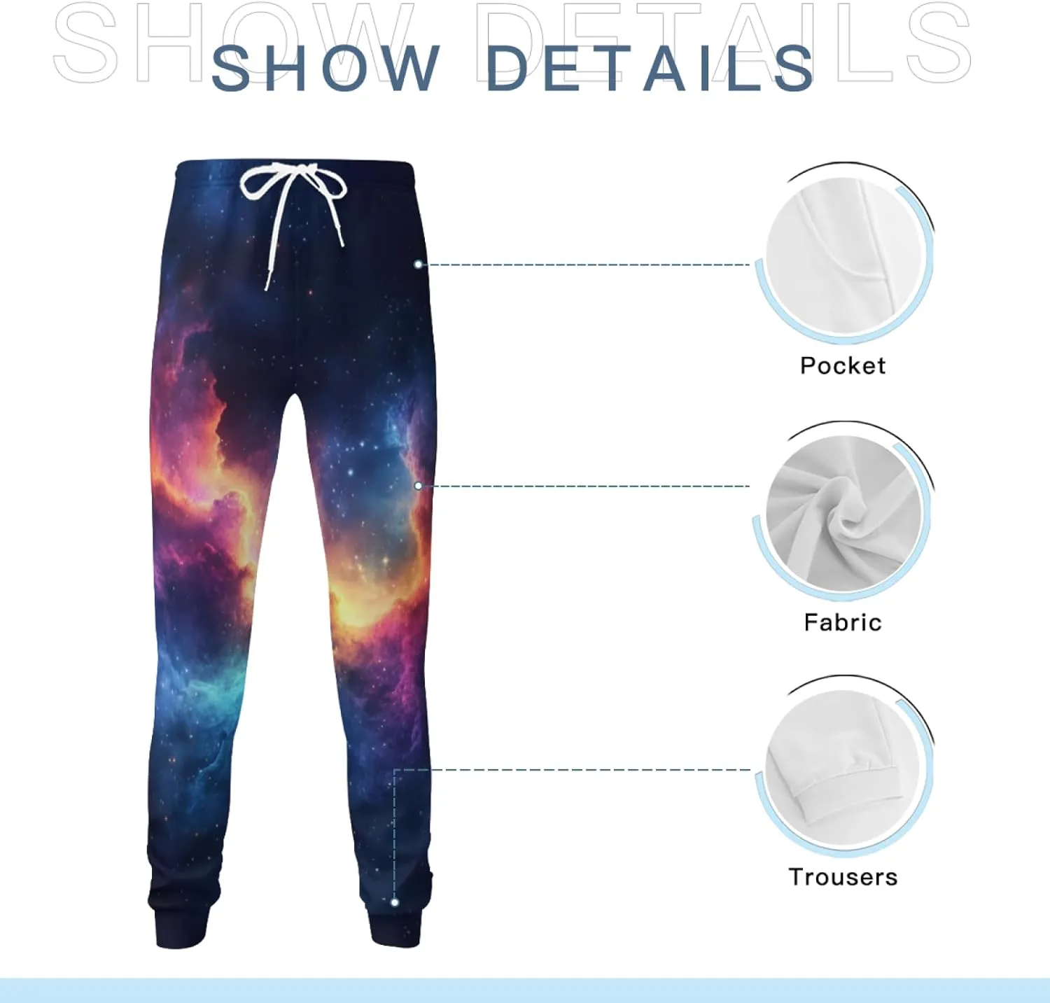 Men/Women 3D Printed Sweatpants Funny Joggers Pants Sports Trousers Track Sweatpant