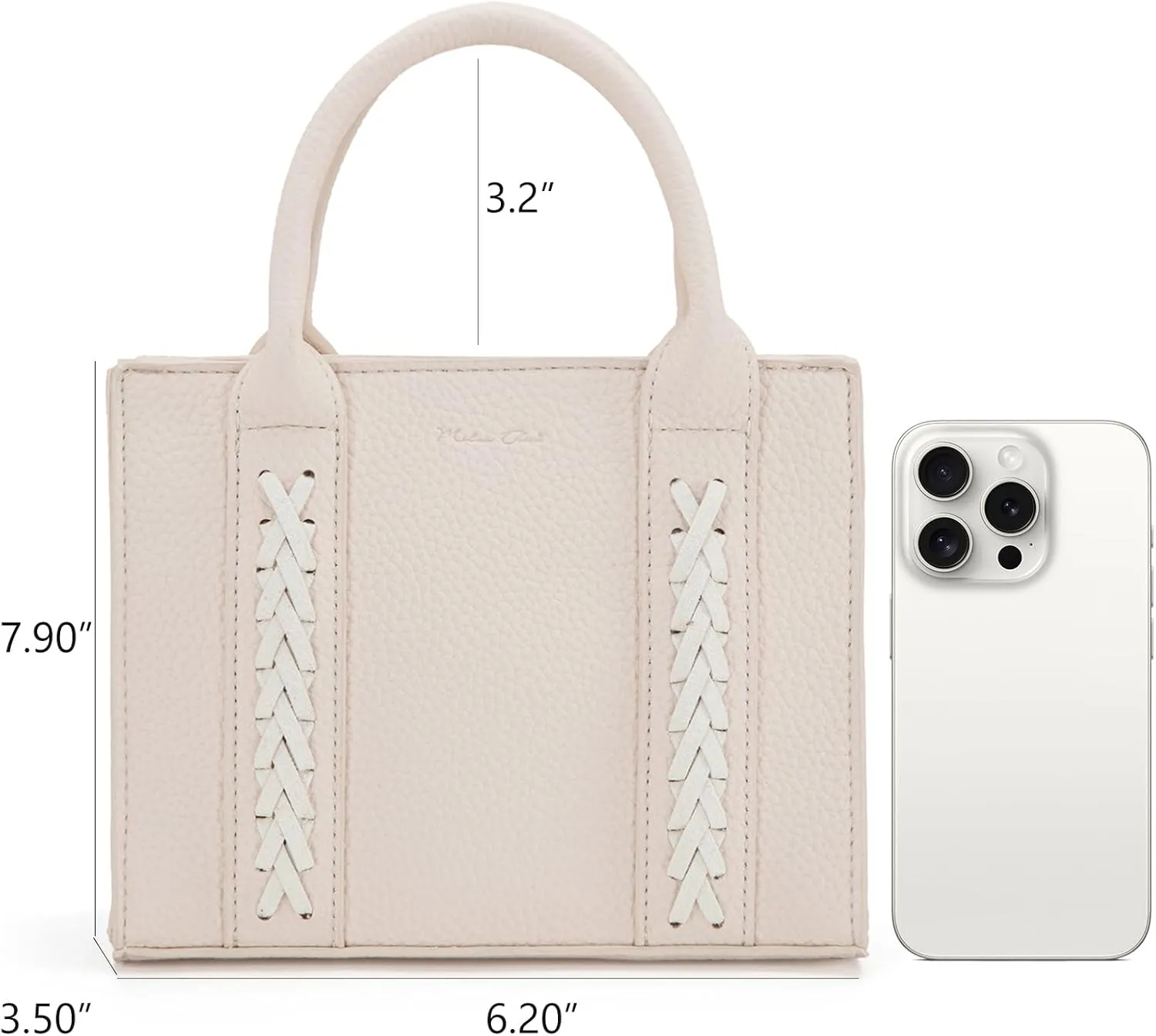 Milan Chiva Mini Satchel Purse for Women Cute Small Handbag Elegant Top Handle Purse with Adjustable Strap