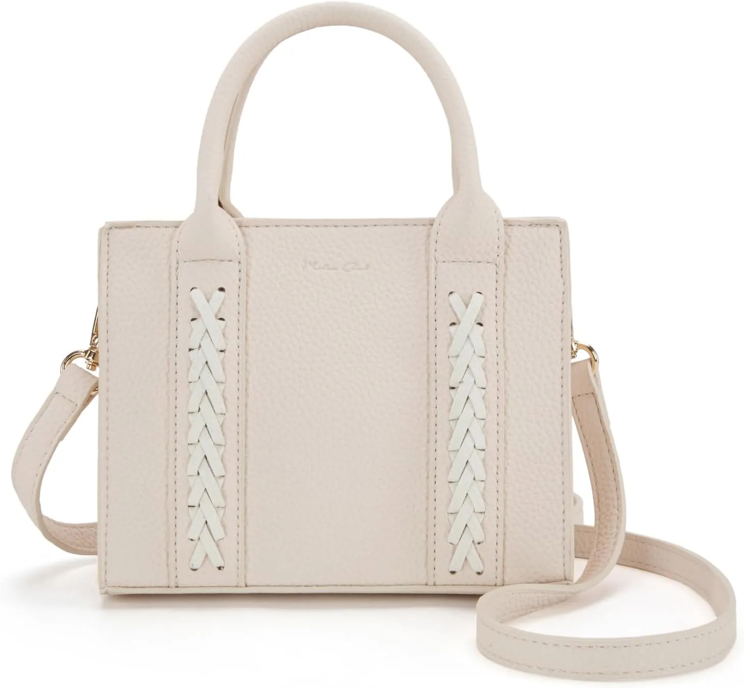 Milan Chiva Mini Satchel Purse for Women Cute Small Handbag Elegant Top Handle Purse with Adjustable Strap