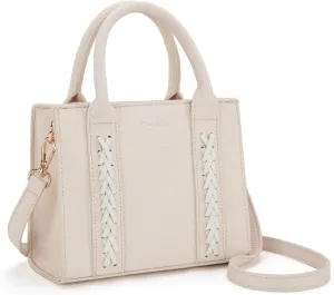 Milan Chiva Mini Satchel Purse for Women Cute Small Handbag Elegant Top Handle Purse with Adjustable Strap
