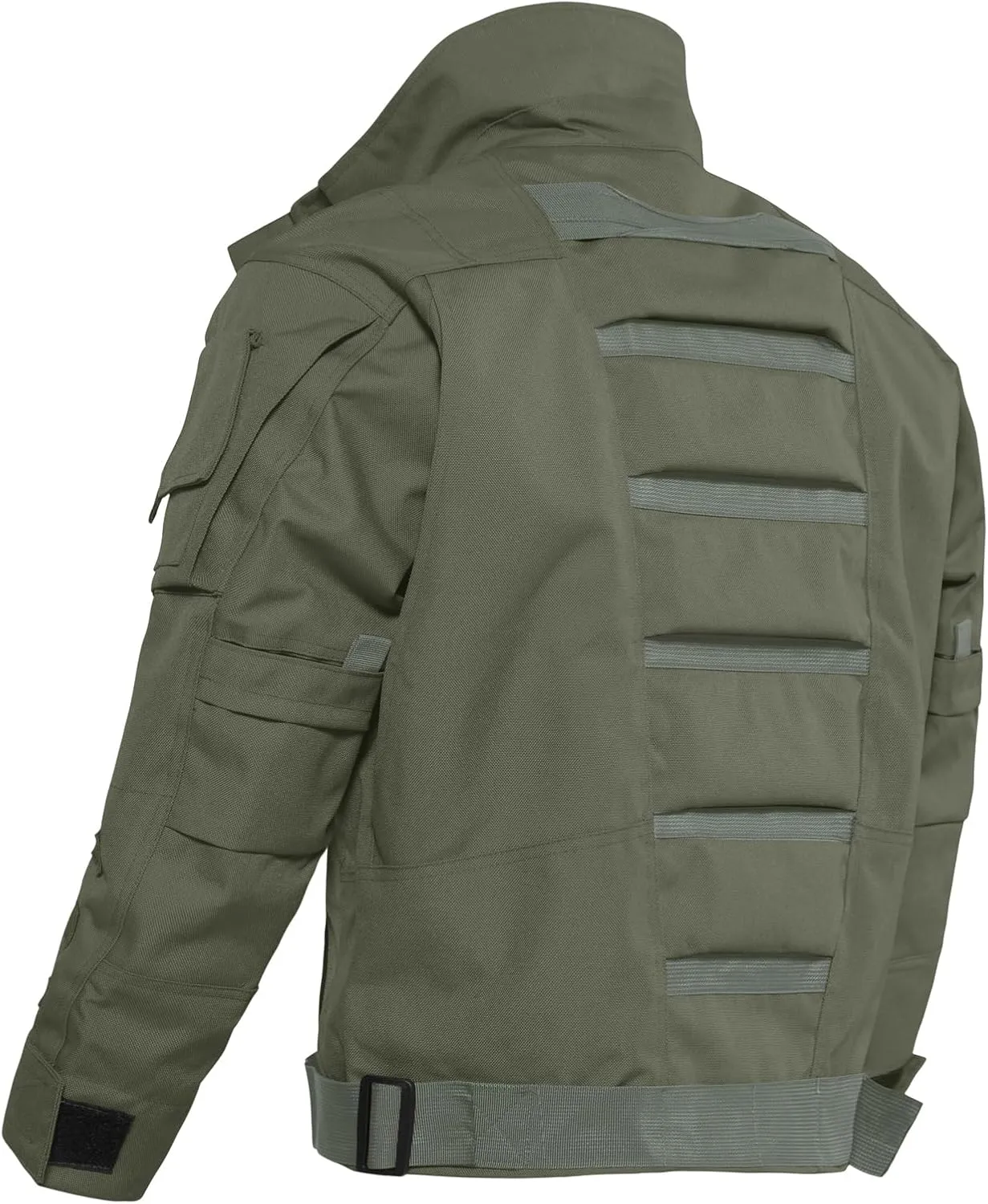 Military Jacket for Men 1000D Cordura Tactical Jacket Hard Shell Water Resistant Army Jacket Coat Hiking Bushcraft