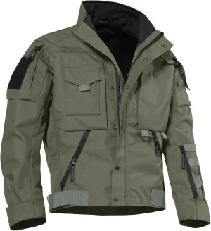 Military Jacket for Men 1000D Cordura Tactical Jacket Hard Shell Water Resistant Army Jacket Coat Hiking Bushcraft