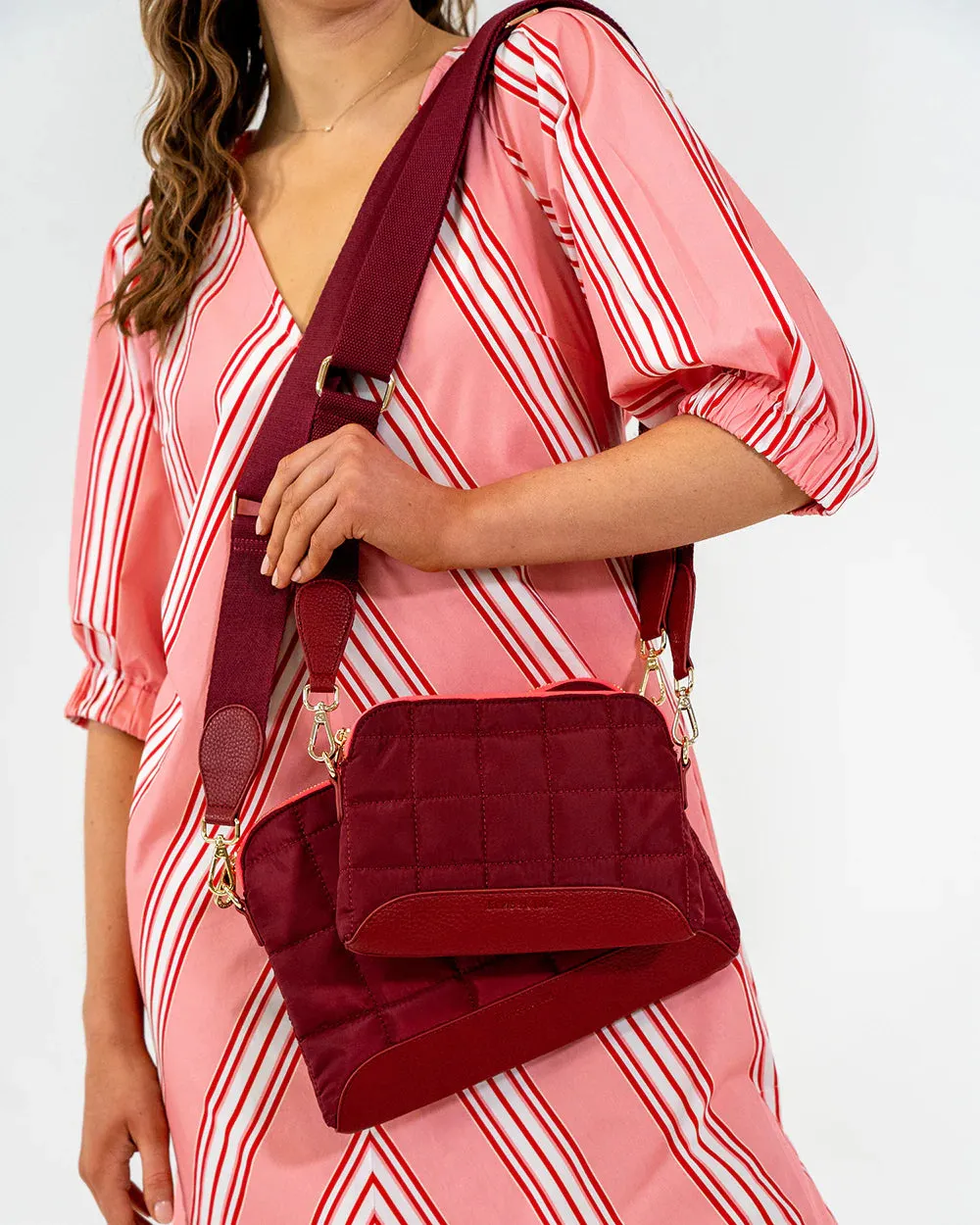Mini Soho Crossbody - Burgundy