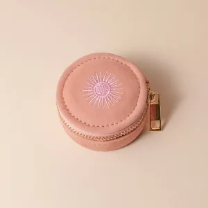Mini Travel Jewelry Case | Rose