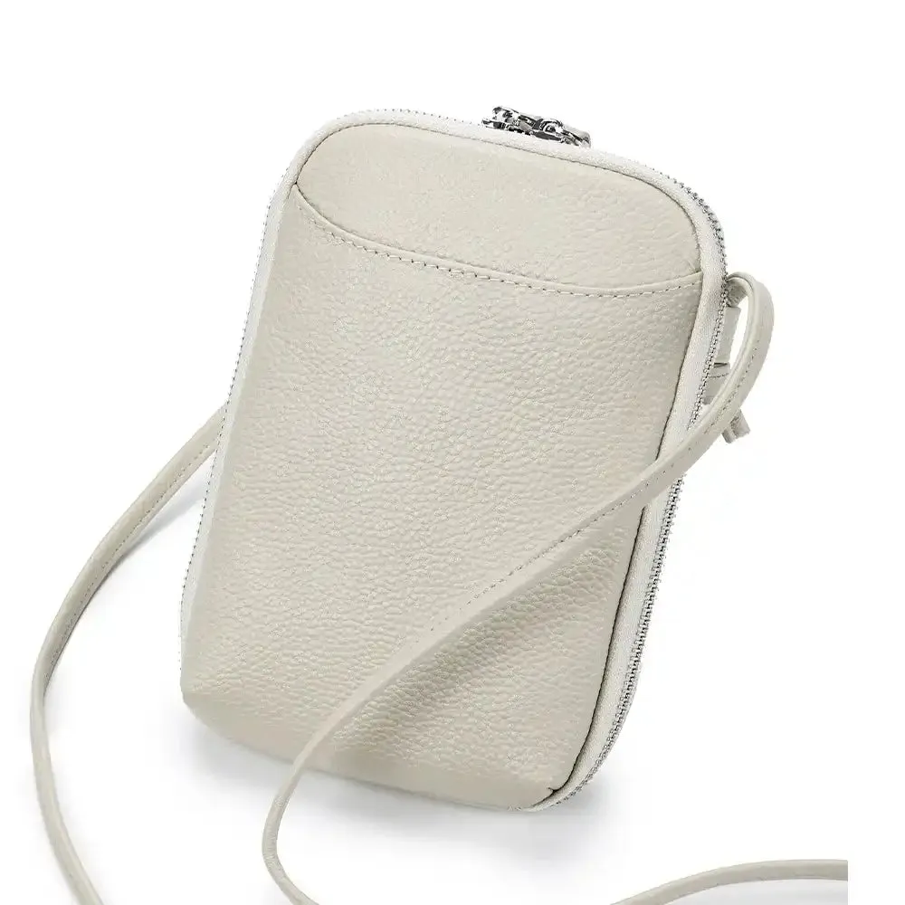 Minimalist Genuine Leather Crossbody Bag