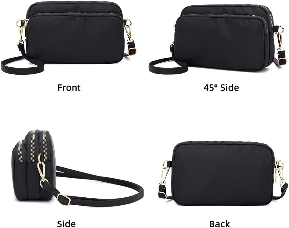 MINTEGRA Crossbody Bag for Women, Lightweight Purses Nylon Small Shoulder Bag Satchel