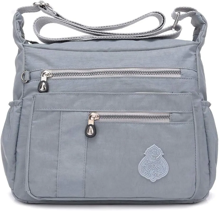 MINTEGRA Crossbody Bag for Women Nylon Waterproof Shoulder Purse Messenger Bag Lightweight Pocketbooks