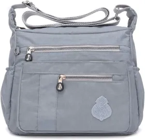 MINTEGRA Crossbody Bag for Women Nylon Waterproof Shoulder Purse Messenger Bag Lightweight Pocketbooks