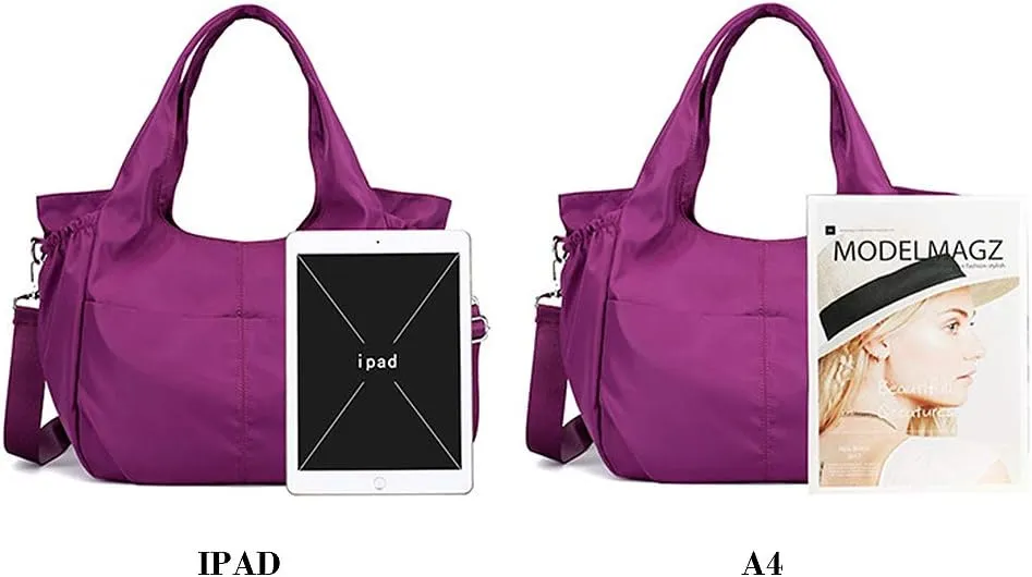 MINTEGRA Hobo Crossbody Bag for Women Nylon Waterproof Shoulder Bag Casual Purse Handbag