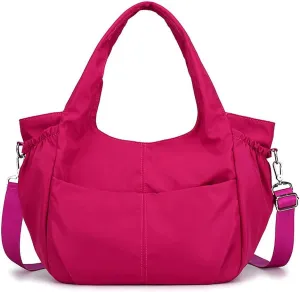MINTEGRA Hobo Crossbody Bag for Women Nylon Waterproof Shoulder Bag Casual Purse Handbag