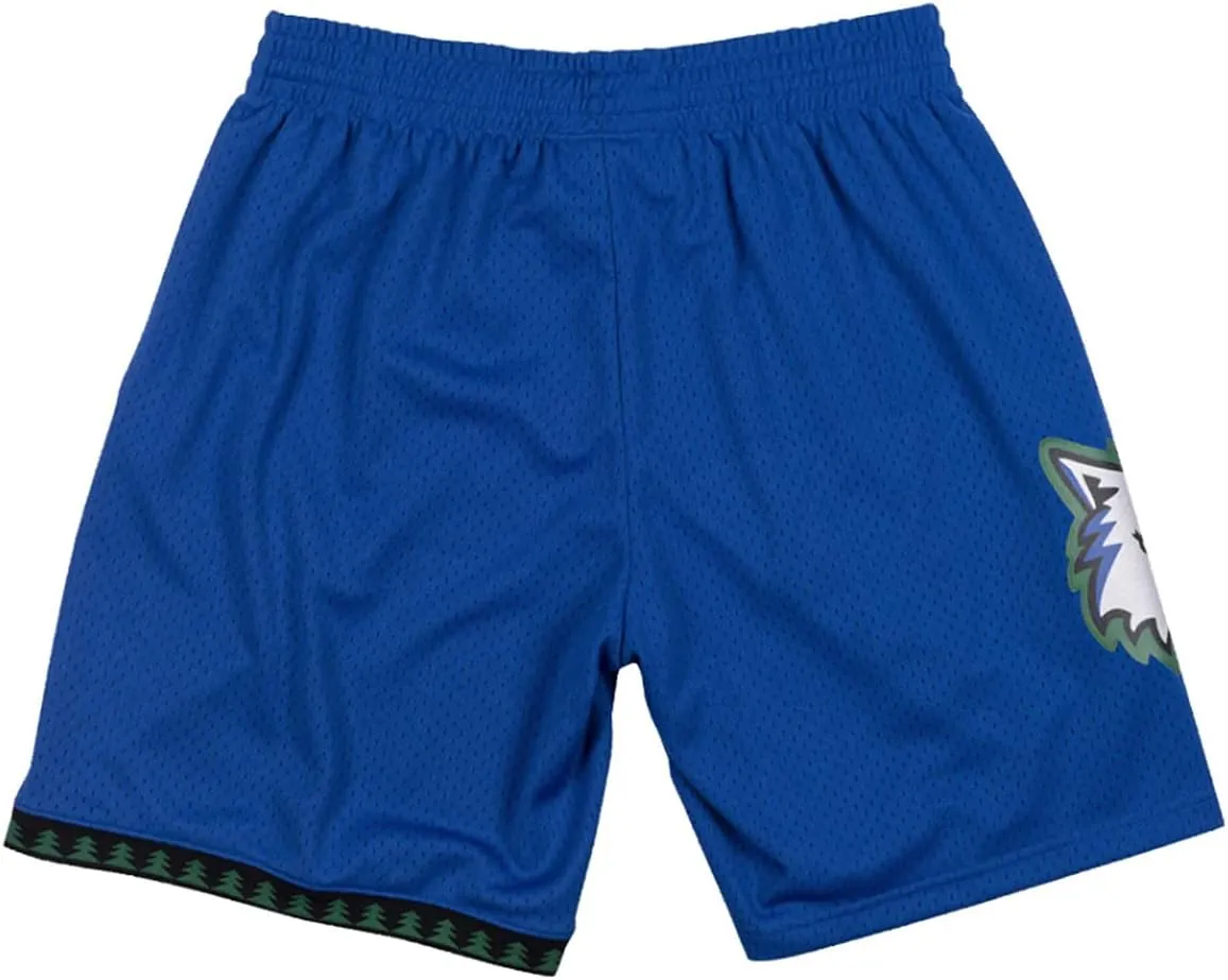 Mitchell & Ness Minnesota Timberwolves 2003-04 Men's Blue Swingman Shorts