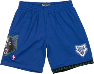 Mitchell & Ness Minnesota Timberwolves 2003-04 Men's Blue Swingman Shorts