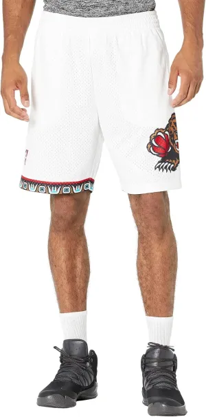 Mitchell & Ness Vancouver Grizzlies Mens 1998-99 White Swingman Shorts
