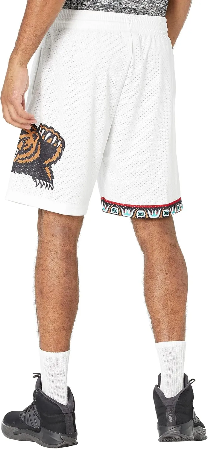 Mitchell & Ness Vancouver Grizzlies Mens 1998-99 White Swingman Shorts