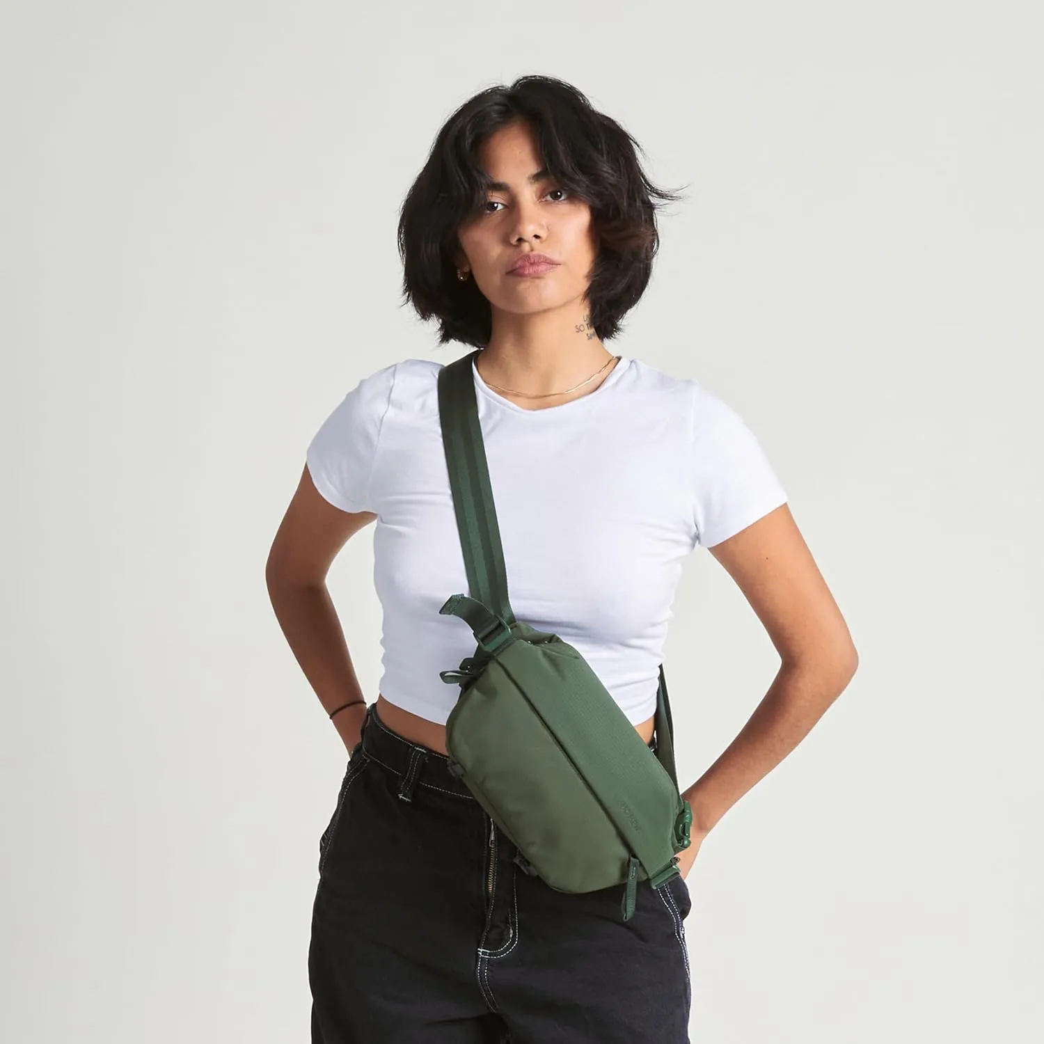 Moment Everything Sling – Water-Resistant Everyday Crossbody Bag | 2L & 4L Sizes (Gen 2, Black, 2L)