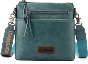 Montana West Crossbody Bag for Women Multi Pocket Cross Body Bag Purses with Guitar Strap