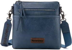 Montana West Crossbody Bag for Women Multi Pocket Cross Body Bag Purses with Guitar Strap