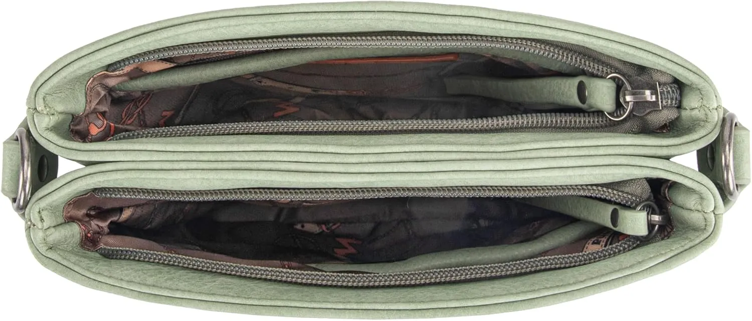 Montana West Crossbody Bags for Women Multi Pocket Cross Body Bag Purses with Guitar Strap