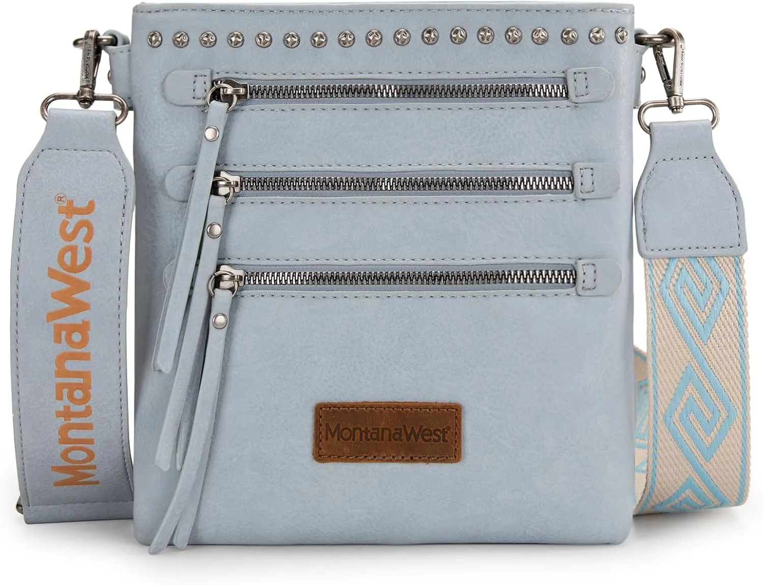 Montana West Crossbody Bags for Women Multi Pocket Cross Body Bag Purses with Guitar Strap