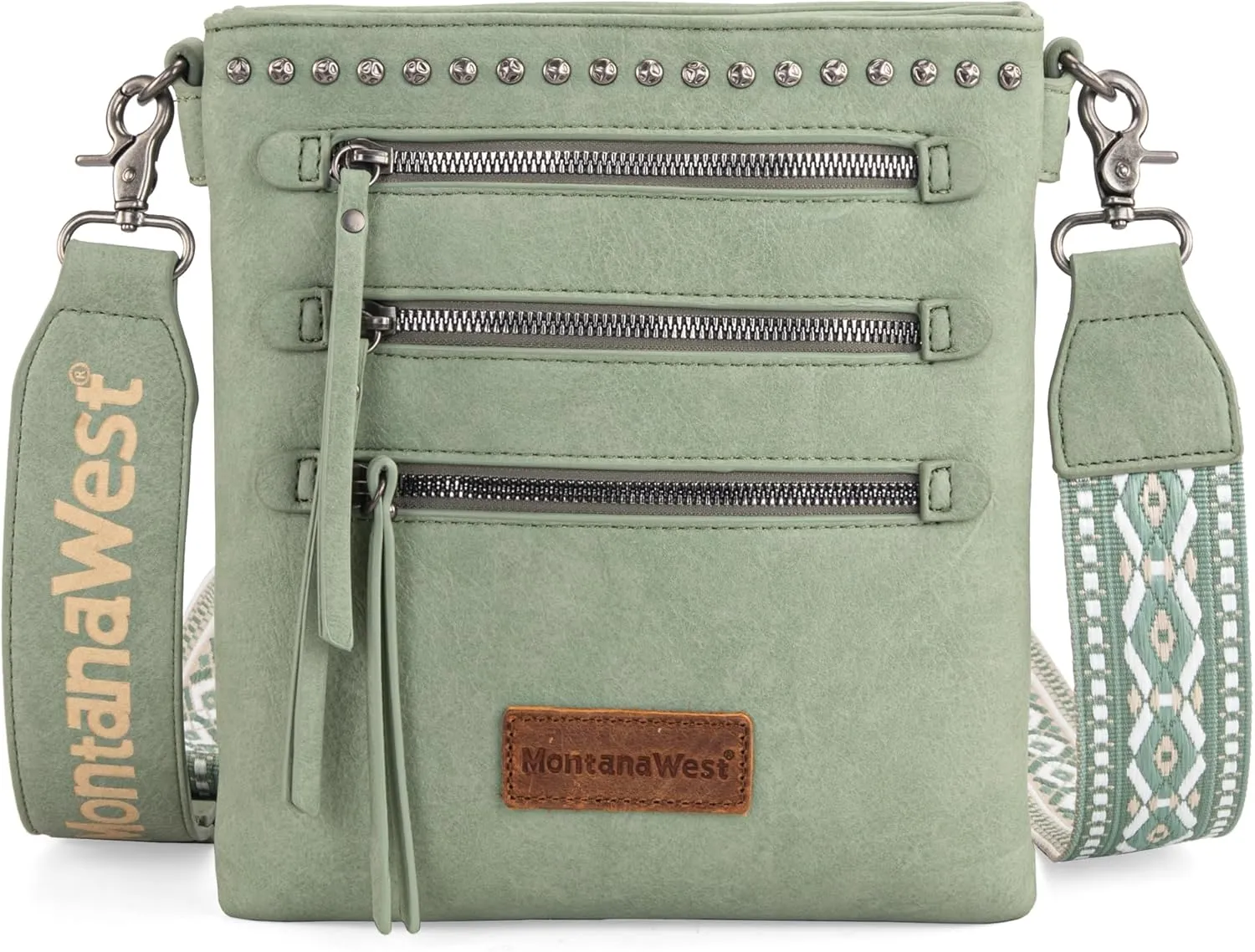 Montana West Crossbody Bags for Women Multi Pocket Cross Body Bag Purses with Guitar Strap