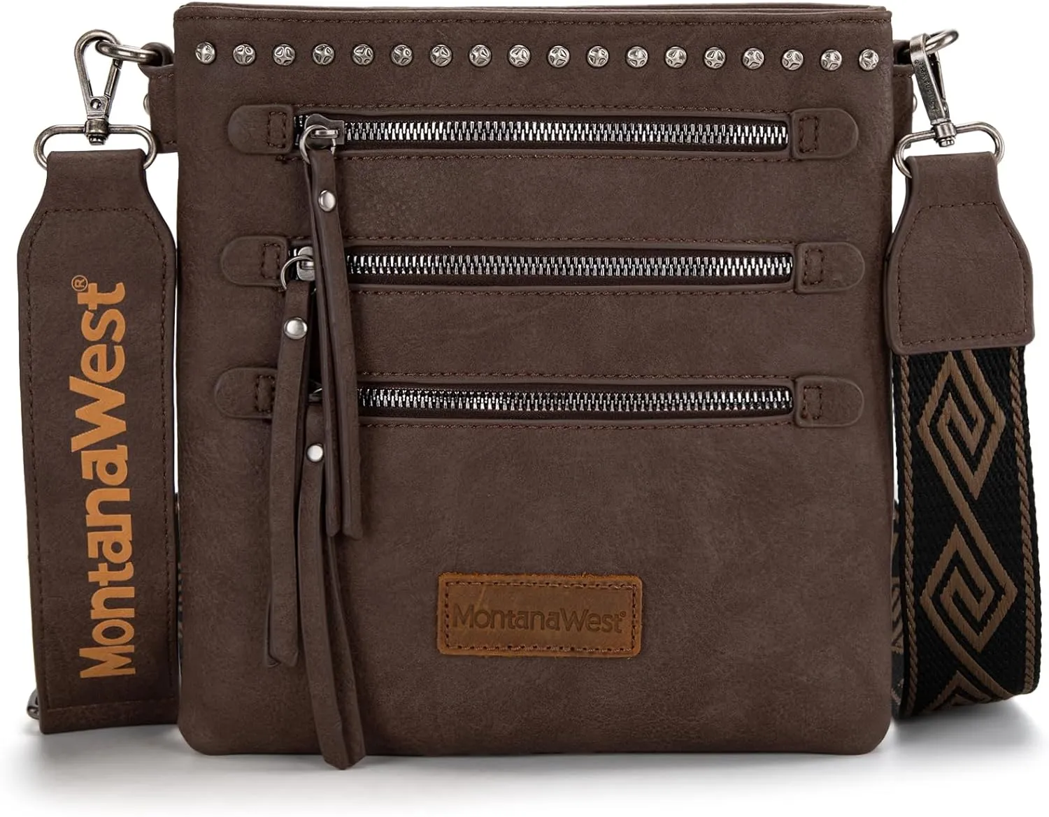 Montana West Crossbody Bags for Women Multi Pocket Cross Body Bag Purses with Guitar Strap