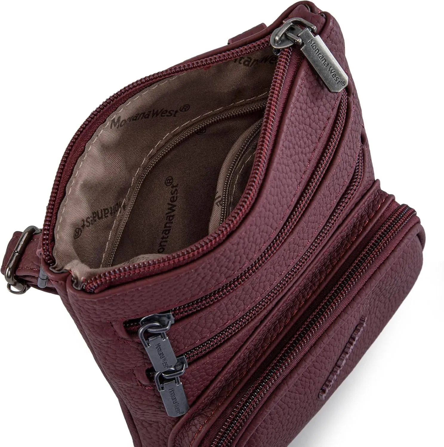 Montana West Small Crossbody Bag for Women Multi-Pocket Crossbody Purse