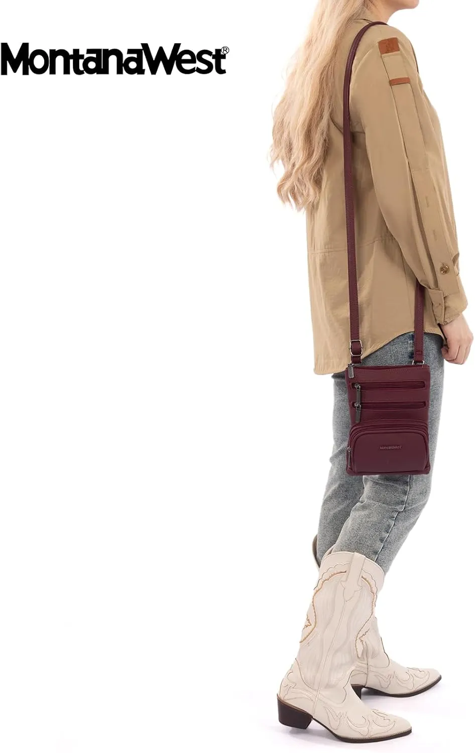 Montana West Small Crossbody Bag for Women Multi-Pocket Crossbody Purse