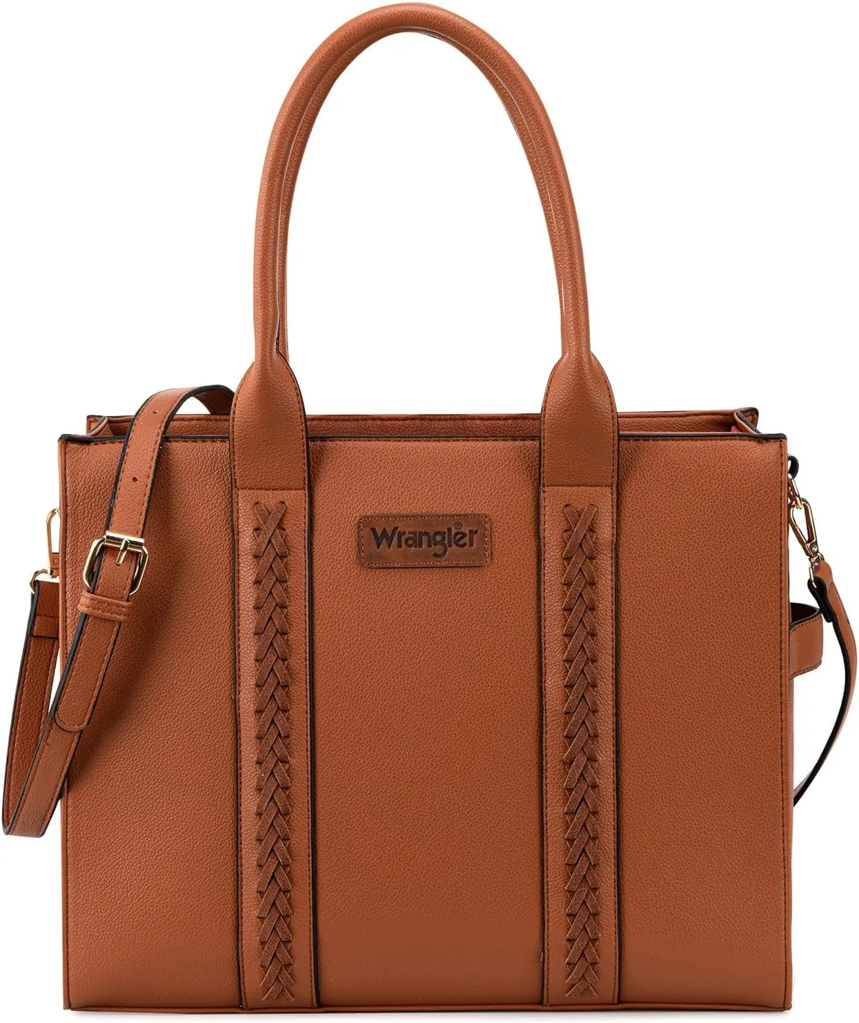 Montana West Wrangler Purse for Women Large Work Tote Bags with Strap Vintage Top-Handle Handbags