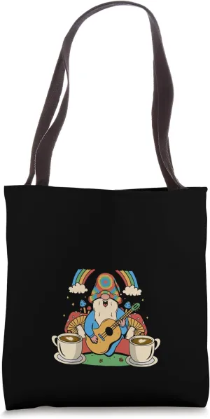 Morning Person Mushroom Coffee for Hippies Tote Bag