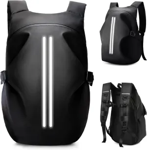 Motorcycle Helmet Backpack, Luggage Backpack for Men, Motorcycle accessories, Motorbike Riding Bags, Bikers backpack, Large Capacity Laptop Bag