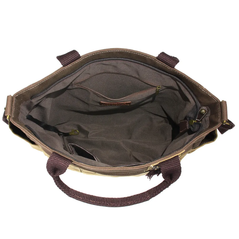 Multi Pocket Tote - Gray Elephant