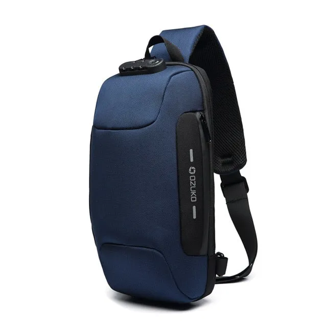 Multifunction New Male Pack for OZUKO Bag Waterproof Refined Trip Bags Chest Messenger Short Bag Shoulder Men Anti-theft Crossbody 2019 Affordable delivery fees
