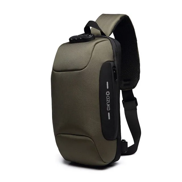 Multifunction New Male Pack for OZUKO Bag Waterproof Refined Trip Bags Chest Messenger Short Bag Shoulder Men Anti-theft Crossbody 2019 Affordable delivery fees
