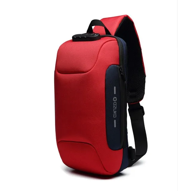 Multifunction New Male Pack for OZUKO Bag Waterproof Refined Trip Bags Chest Messenger Short Bag Shoulder Men Anti-theft Crossbody 2019 Affordable delivery fees