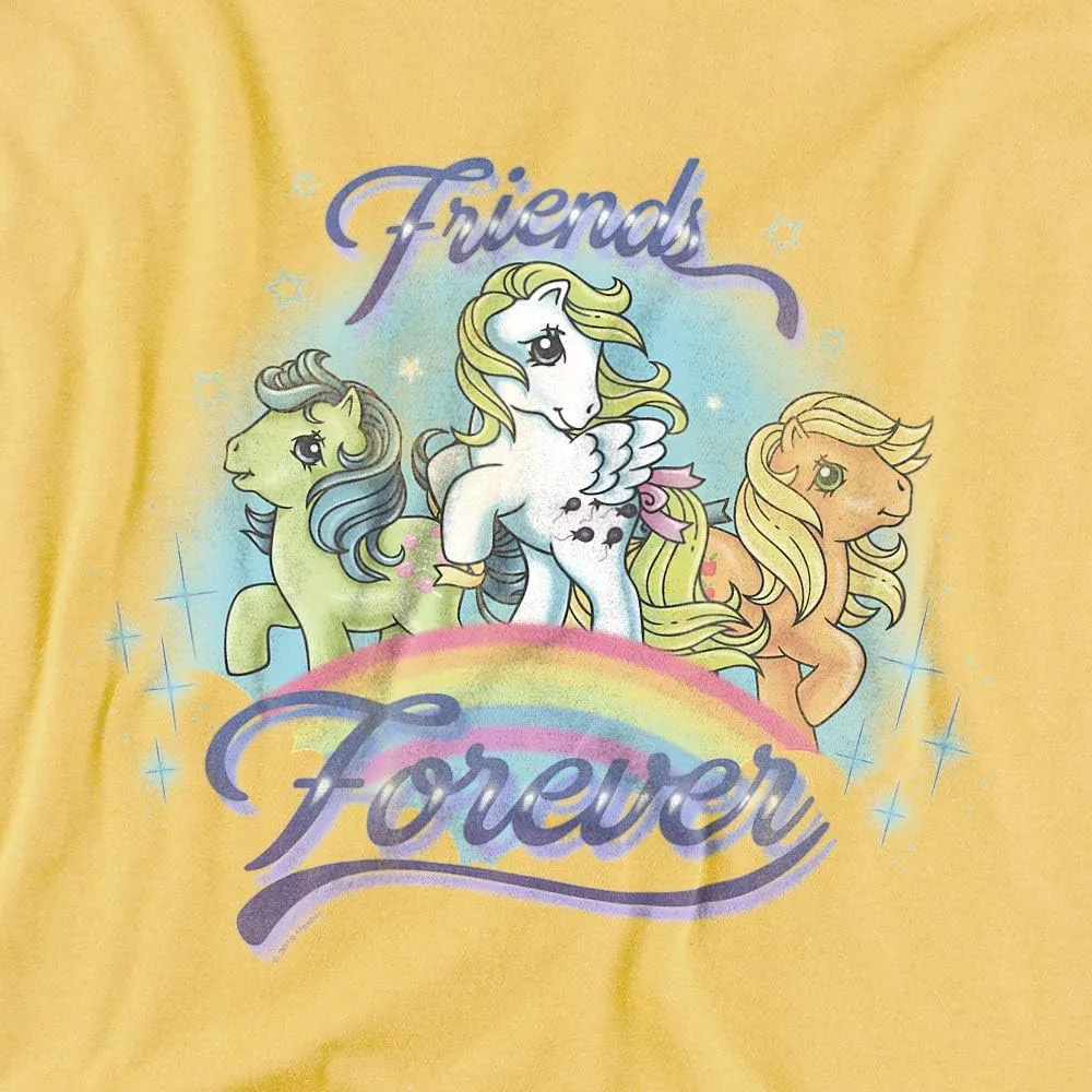 My Little Pony Retro Friends Forever Unisex Adult T Shirt for Men and Women
