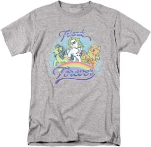 My Little Pony Retro Friends Forever Unisex Adult T Shirt for Men and Women