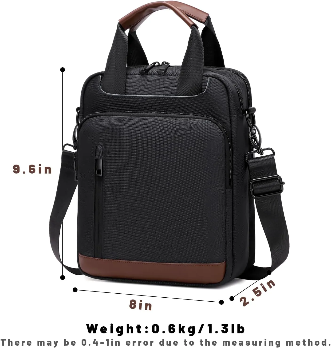 mygreen Men's Crossbody Bag - Lightweight, Water-Resistant, and Anti-Theft Shoulder Bag for Work, Travel, and Everyday Use