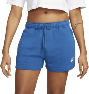 Nike Womens Club Fleece MID-Rise Shorts (Court Blue/White, DQ5802-476) Size Large