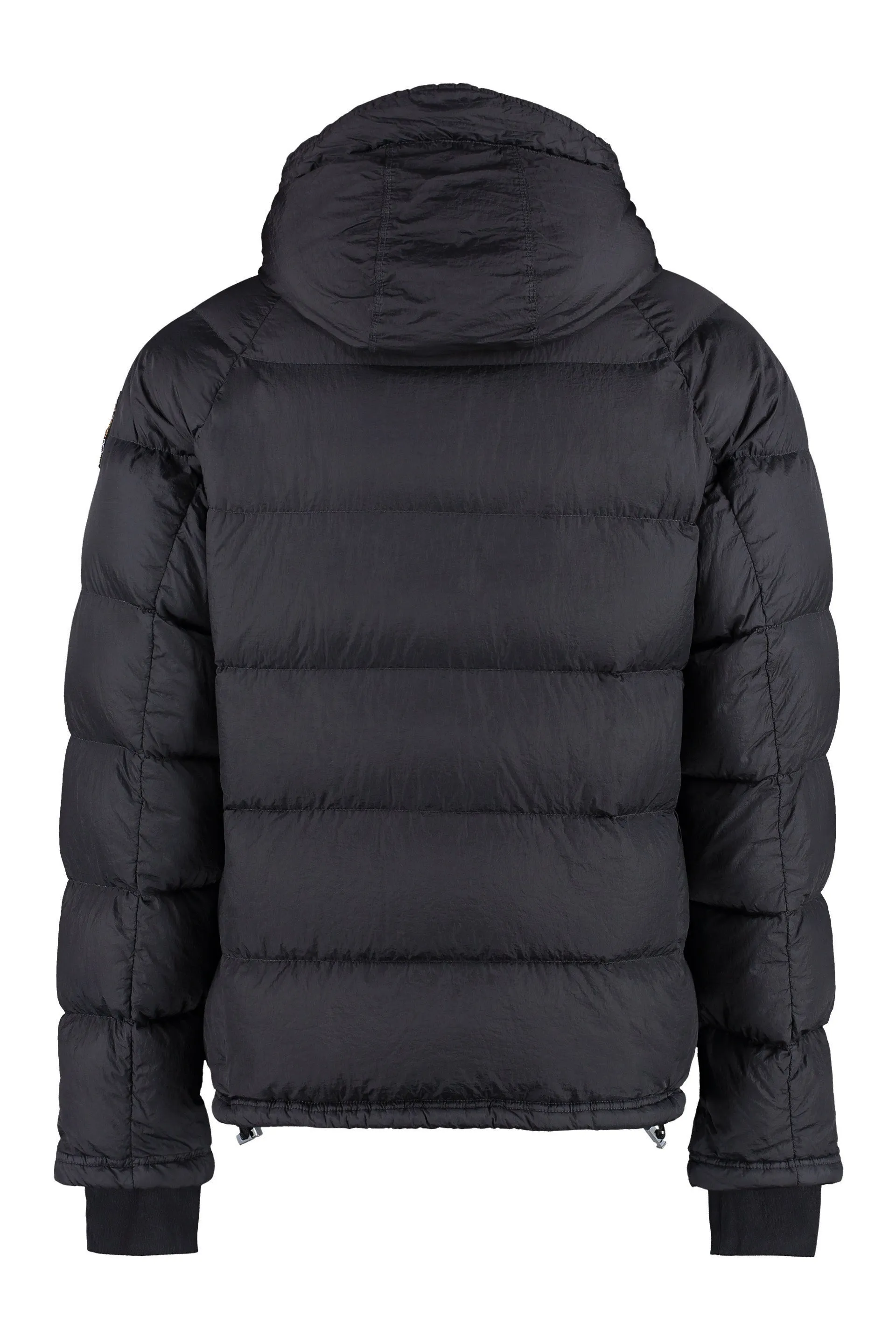 Norton hooded nylon down jacket